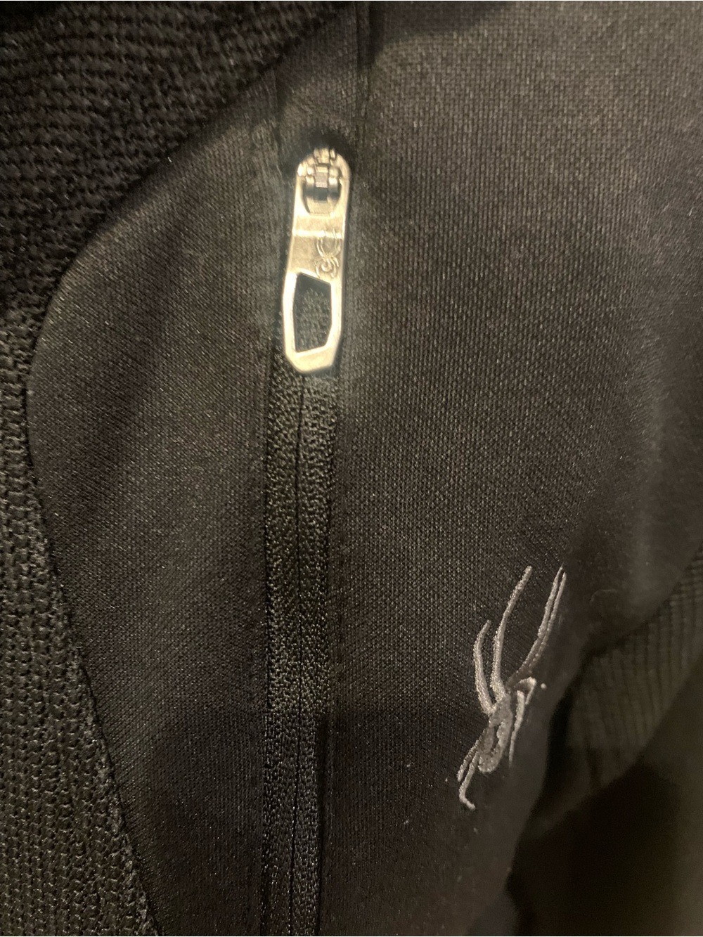 SPYDER Black Half-Zip Stryke Fleece Pullover Jacket Mens Medium - Picture 6 of 11